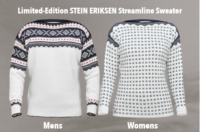 Limited-Edition STEIN ERIKSEN Streamlines & HoF Sweater Limited-Edition STEIN ERIKSEN Streamlines & HoF Sweater
